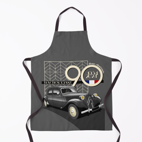 Item preview, Traction Avant 90th 3/4 outline graphic illustration  designed and sold by RJWautographics.