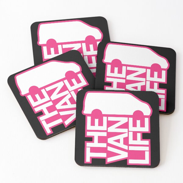Item preview, van life outline logo : pink designed and sold by robnoble.