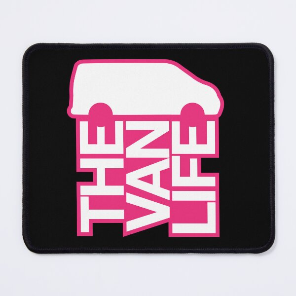 Item preview, van life outline logo : pink designed and sold by robnoble.
