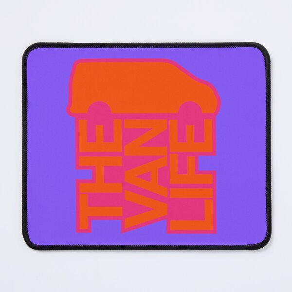Item preview, the van life outline logo : pink orange designed and sold by robnoble.