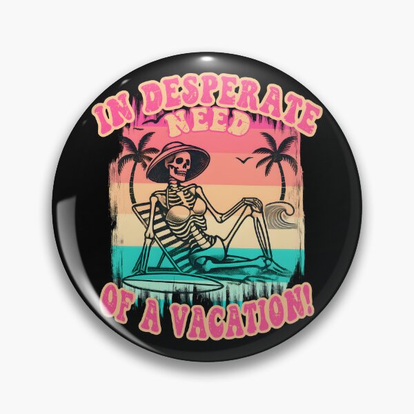 Item preview, Funny summer ready skeleton in desperate need of a vacation designed and sold by Unitepeople.