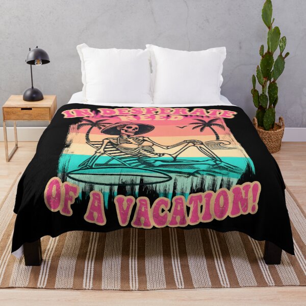 Item preview, Funny summer ready skeleton in desperate need of a vacation designed and sold by Unitepeople.