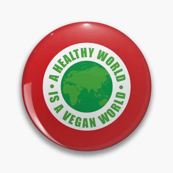 Item preview, A healthy world is a vegan world designed and sold by Nanika-akimoto.