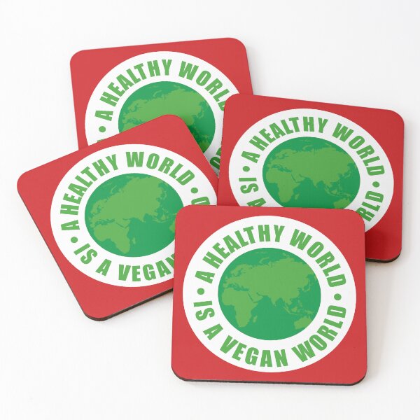 Item preview, A healthy world is a vegan world designed and sold by Nanika-akimoto.