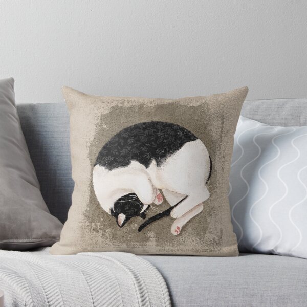 Item preview, Tuxedo Cat Sleeping designed and sold by You Store.