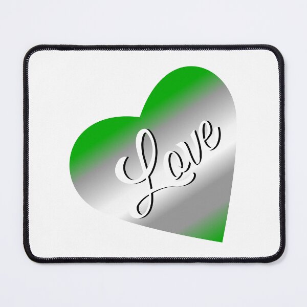 Item preview, Greyromantic Pride Flag Love Heart designed and sold by HarveyHandcraftsandDesigns.