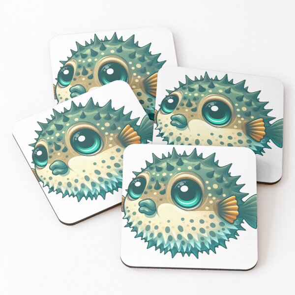Item preview, Pufferfish: Cute Ocean creature designed and sold by Canaba.