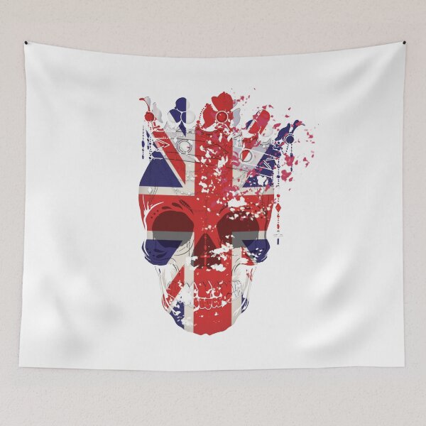 Item preview, Great BritainSkull with Crown Flag  designed and sold by Vespertina Wonder.