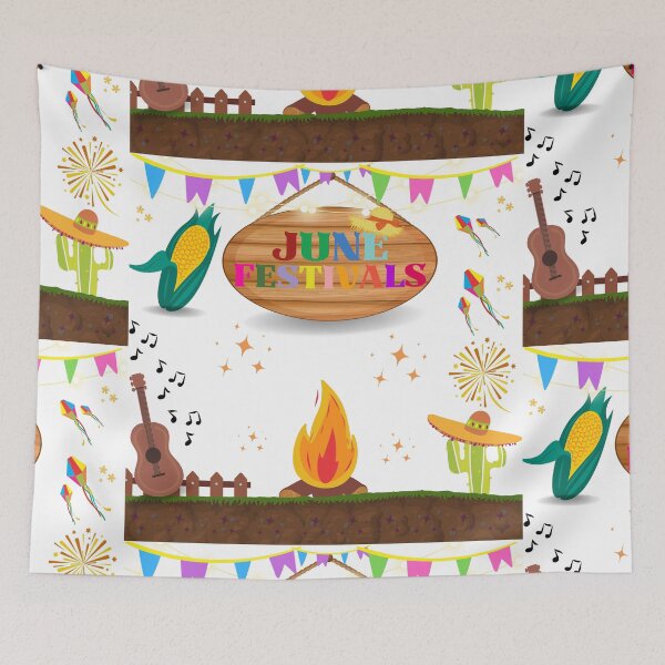 Item preview, June festivals designed and sold by Fernandavaladao.