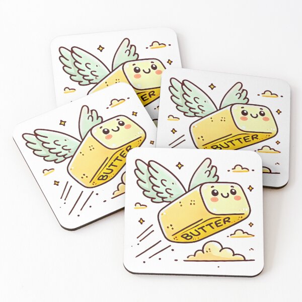 Item preview, Funny Butterfly - Whimsical Butter Cartoon designed and sold by Ingridpd.