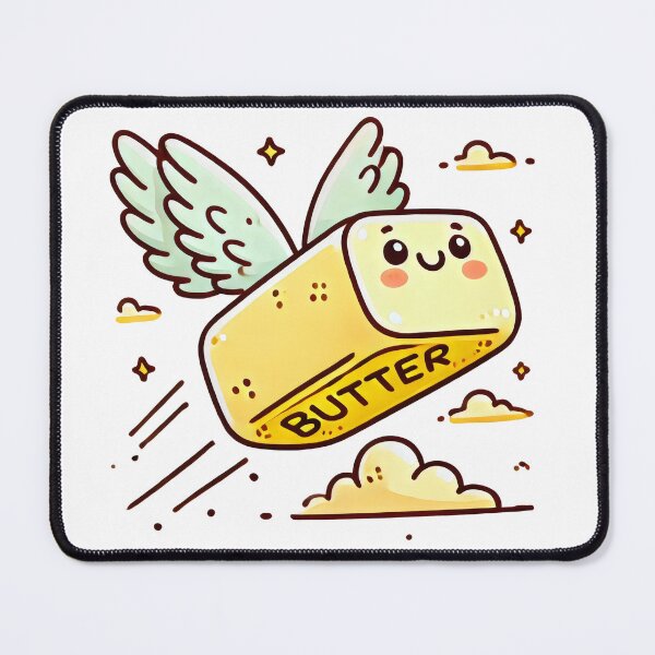 Item preview, Funny Butterfly - Whimsical Butter Cartoon designed and sold by Ingridpd.