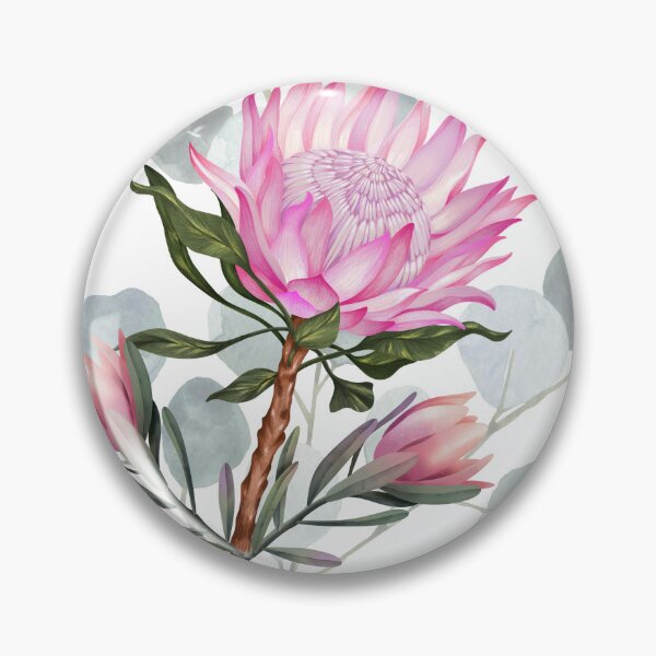 Item preview, Pink protea flower designed and sold by Yeyishop.