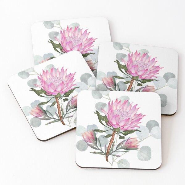 Item preview, Pink protea flower designed and sold by Yeyishop.