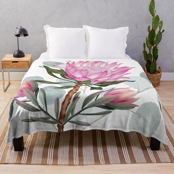 Item preview, Pink protea flower designed and sold by Yeyishop.