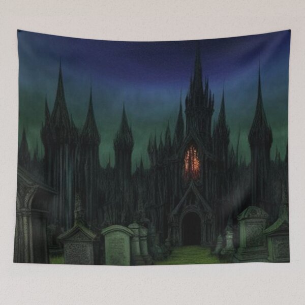 Item preview, Gothic Haunting Cemetary Scene designed and sold by TheDarkWardrobe.