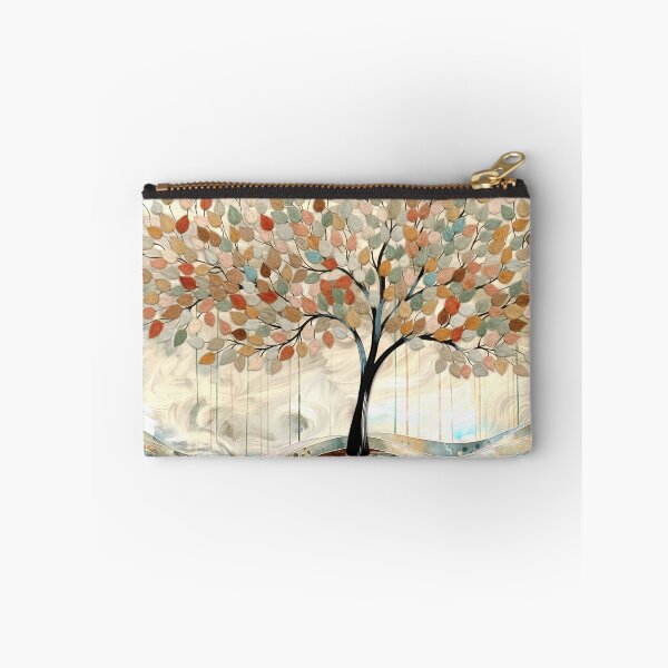 Item preview, Growth and Abundance - Abstract Tree with Terracotta and Sand Colors designed and sold by Rocky Mountain Artistry.