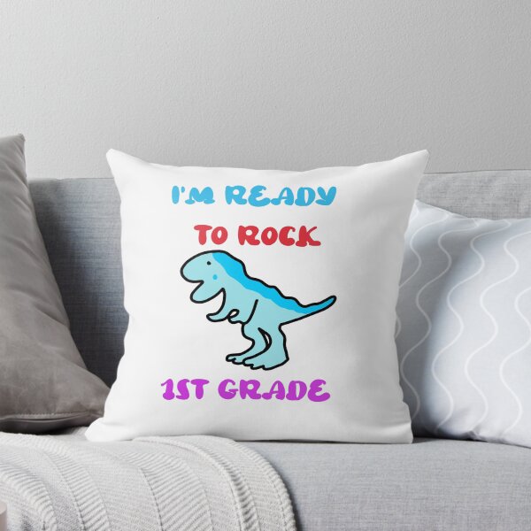 Item preview, I’m ready to rock 1st grade dinosaur first day of school designed and sold by khulisara246.