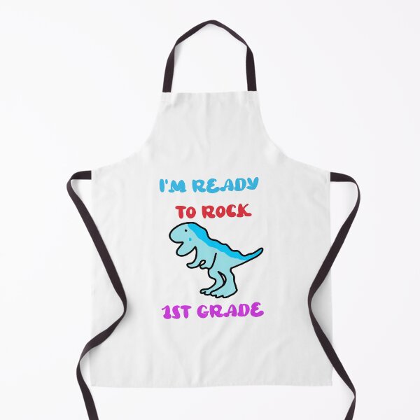 Item preview, I’m ready to rock 1st grade dinosaur first day of school designed and sold by khulisara246.