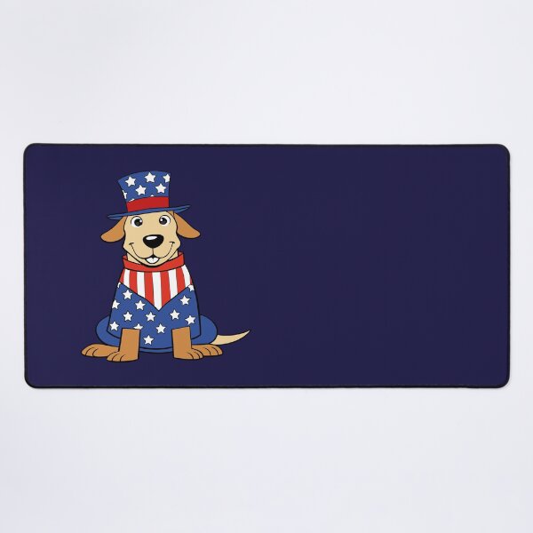 Item preview, Patriotic Dog 4th of July designed and sold by HippoInkStudio.