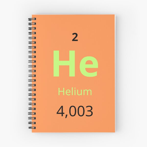 Artikelvorschau, chemisches Element Helium entworfen und verkauft von Katuan.