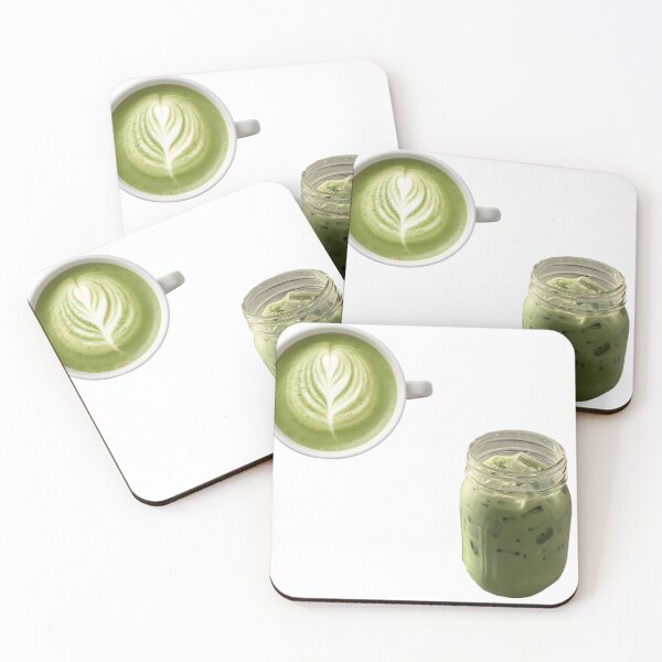 Item preview, Matcha Hot and Iced Sticker Pack  designed and sold by ellanely.