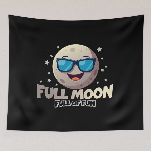 Item preview, Full moon, full of fun designed and sold by therockstuff.