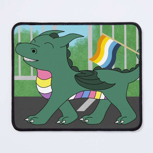 Item preview, Balthazar the Baby Dragon at a Pride Parade designed and sold by Kai Buro.