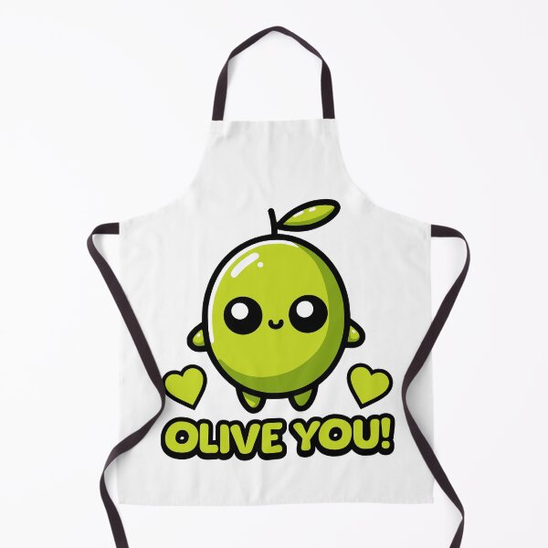 Item preview, Olive You! Cute Olive Pun Cartoon designed and sold by PMCreative.