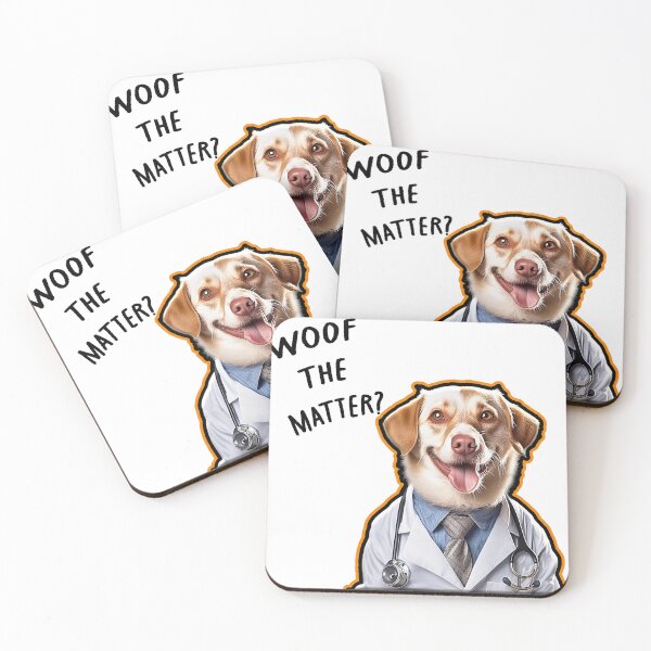 Item preview, "Woof the Matter? Dr. Dog is In!" designed and sold by Goopis.