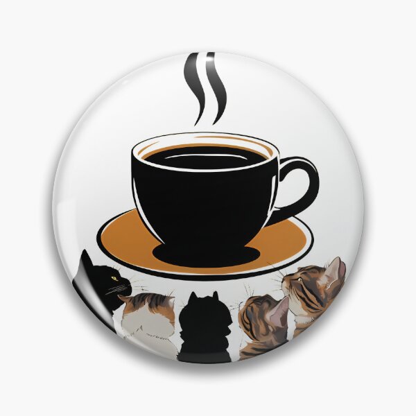 Item preview, Worship Coffee | Meowsterious (Mysterious) Occult that worships Coffee designed and sold by TheInkyOwl-TIO.