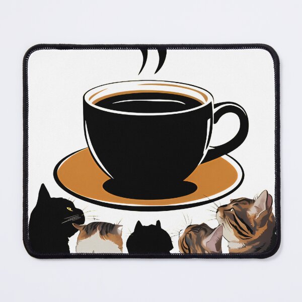Item preview, Worship Coffee | Meowsterious (Mysterious) Occult that worships Coffee designed and sold by TheInkyOwl-TIO.