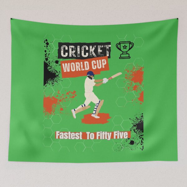 Item preview, Smash the competition with speed! Celebrate the fastest to fifty-five in the cricket world cup with this limited edition tee designed and sold by Zbigniew  Skrodzki.