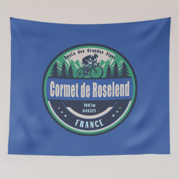 Item preview, Cormet de Roselend France Cycling Mountain Design designed and sold by CynthiaGraphics.