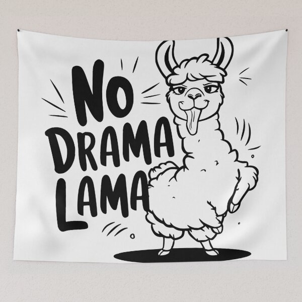 Item preview, No drama lama. designed and sold by JonathanP514.