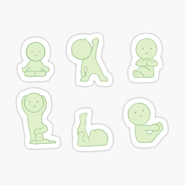 Item preview, Smiski Yoga Variation Pack designed and sold by saltyswiftie.