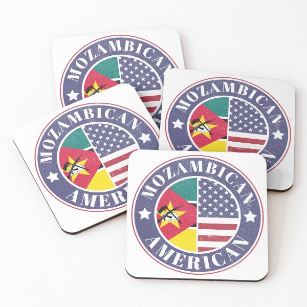 Item preview, Proud Mozambican-American Badge - Mozambique Flag designed and sold by chrisrivait.