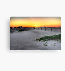 Dusk over Birubi Beach Sand Dunes Metal Print