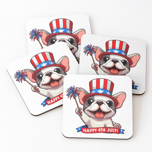 Item preview, French Bulldog Pup's Firework Fun designed and sold by EpicPaws.