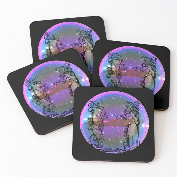 Item preview, Fantasy in blue and purple  designed and sold by MarigoldandLily.