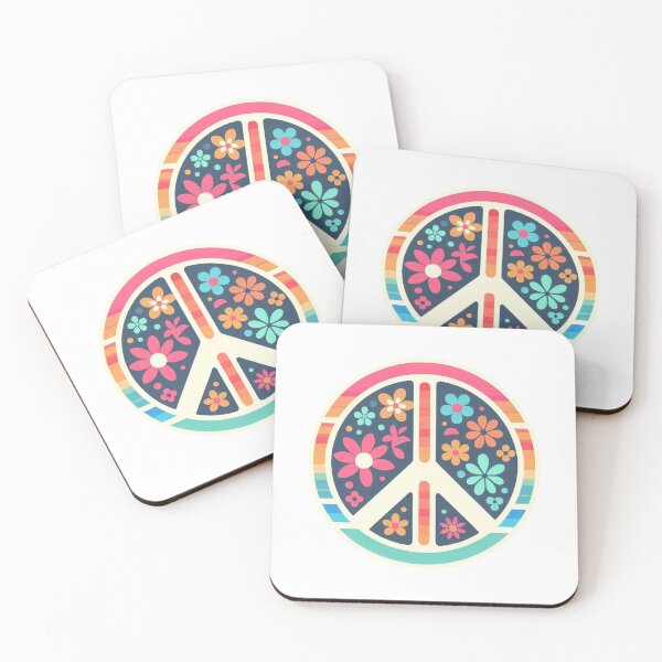 Item preview, flower peace símbolo retro designed and sold by UMIMEDIA.