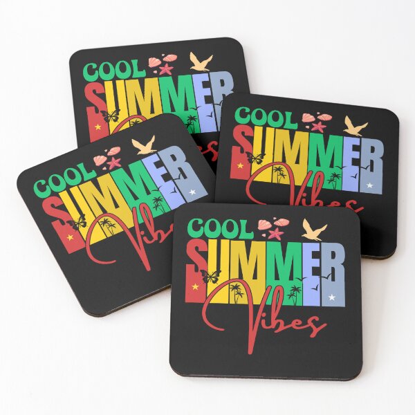 Artikelvorschau, Coole Sommerstimmung Typografisches farbenfrohes tropisches Sommerdesign entworfen und verkauft von Raise2Shine.