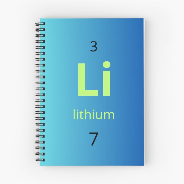Artikelvorschau, chemisches Element Lithium entworfen und verkauft von Katuan.