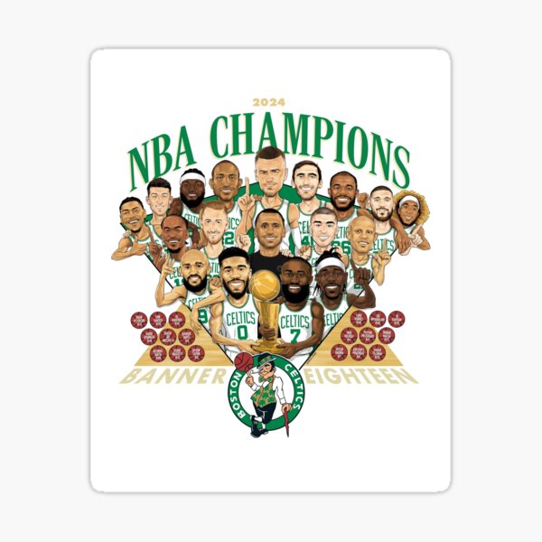 Item preview, Boston Celtics Banner 18 (Team Exclusive) designed and sold by apuha2k.