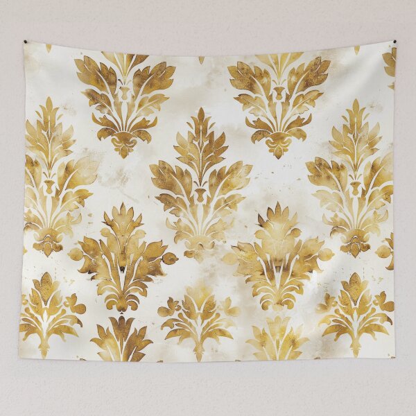 Item preview, DANDELION DANCE Watercolor Damask designed and sold by Frenchifique.