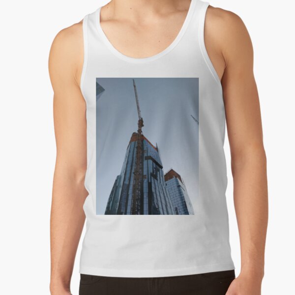 Spire, Happiness, Building, Skyscraper, New York, Manhattan, Street, Pedestrians, Cars, Towers, morning, trees, subway, station, Spring, flowers, Brooklyn Tank Top