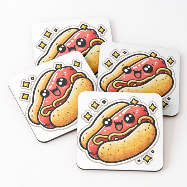 Item preview, Adorable Hot Dog Artwork designed and sold by ArtKae.