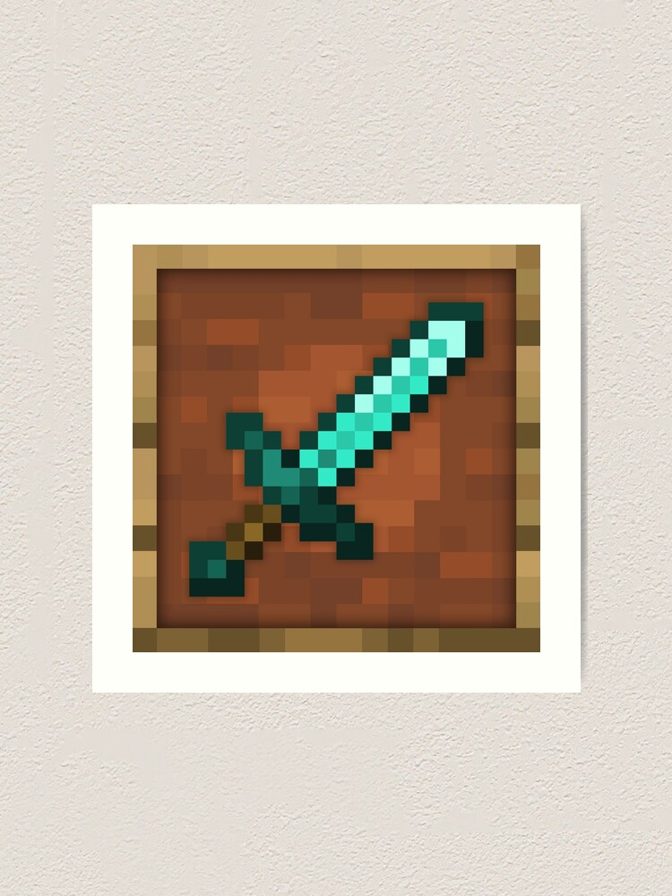 Diamond Sword Item Frame Minecraft