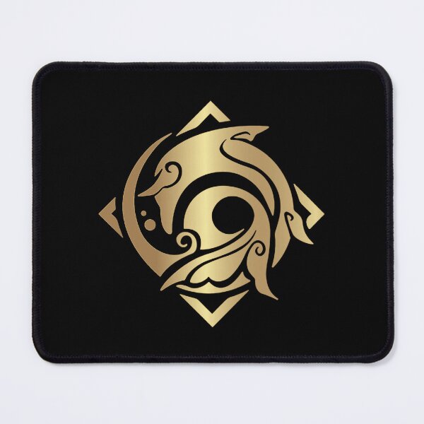 Item preview, Kokomi Genshin Impact Character Gold Symbols designed and sold by Kubala Designs.