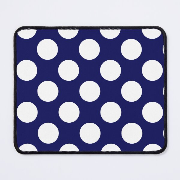 Item preview, White Polka Dots and Dark Blue Background  designed and sold by Kpss2564.