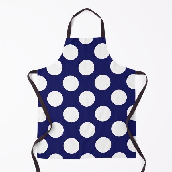 Item preview, White Polka Dots and Dark Blue Background designed and sold by Kpss2564.